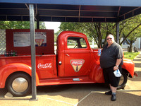 Enjoying a Coke Icee at Graceland. Some of you might remember that this truck used to be Pepsi.