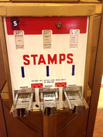 Stamp Machine at Gold Strike - Hard to believe you can even see one of these anymore