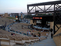Mud Island Ampitheater about an hour before the concert